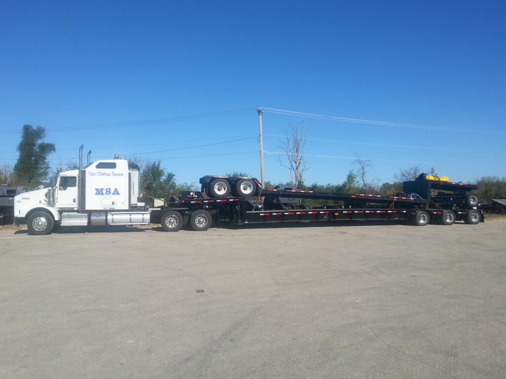 Need to move multiple trailers at one time?  Call us for options